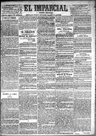 El Imparcial. 17 de octubre de 1895 | Biblioteca Virtual Miguel de Cervantes