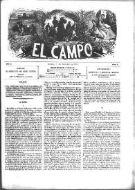 El Campo. Núm. 19, 1 de septiembre de 1877 | Biblioteca Virtual Miguel de Cervantes