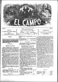 El Campo. Núm. 3, 1 de enero de 1878 | Biblioteca Virtual Miguel de Cervantes