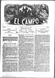 El Campo. Núm. 7, 1 de marzo de 1878 | Biblioteca Virtual Miguel de Cervantes