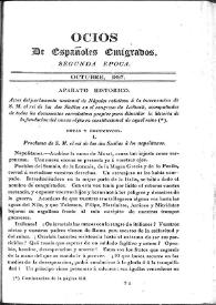 Ocios de españoles emigrados : periódico mensual. Año 1827, núm. 4, octubre | Biblioteca Virtual Miguel de Cervantes