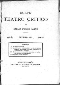 Nuevo Teatro Crítico. Año II, núm. 22, octubre de 1892 | Biblioteca Virtual Miguel de Cervantes