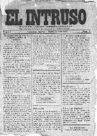 El intruso. Bi-Semanario Joco-serio netamente independiente. Tomo I, núm. 4, jueves 3 de febrero de 1921 | Biblioteca Virtual Miguel de Cervantes