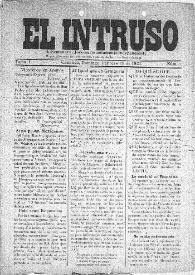 El intruso. Bi-Semanario Joco-serio netamente independiente. Tomo I, núm. 7, domingo 13 de febrero de 1921 | Biblioteca Virtual Miguel de Cervantes