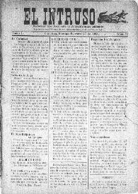 El intruso. Bi-Semanario Joco-serio netamente independiente. Tomo I, núm. 11, domingo 27 de febrero de 1921 | Biblioteca Virtual Miguel de Cervantes