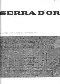 Serra d'Or. Any II, núm. 12, desembre 1960 | Biblioteca Virtual Miguel de Cervantes