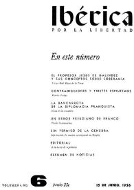 Ibérica por la libertad. Volumen 4, Nº 6, 15 de junio de 1956 | Biblioteca Virtual Miguel de Cervantes