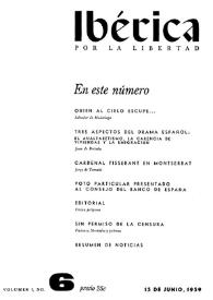 Ibérica por la libertad. Volumen 7, Nº 6, 15 de junio de 1959 | Biblioteca Virtual Miguel de Cervantes