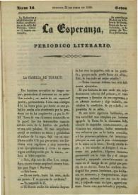 La esperanza : periódico literario. Núm. 16, domingo 21 de julio de 1839 | Biblioteca Virtual Miguel de Cervantes