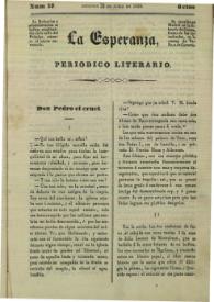 La esperanza : periódico literario. Núm. 17, domingo 28 de julio de 1839 | Biblioteca Virtual Miguel de Cervantes