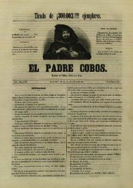 El padre Cobos. Año I, Número XXVI, 20 de febrero de 1855 | Biblioteca Virtual Miguel de Cervantes