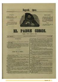 El padre Cobos. Año II, Número LVIII, 20 de junio de 1856 | Biblioteca Virtual Miguel de Cervantes