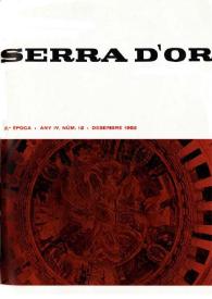 Serra d'Or. Any IV, núm. 12, desembre 1962 | Biblioteca Virtual Miguel de Cervantes