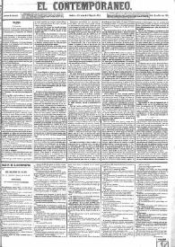 El Contemporáneo. Año II, núm. 116, miércoles 8 de mayo de 1861 | Biblioteca Virtual Miguel de Cervantes