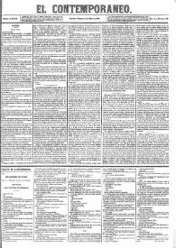 El Contemporáneo. Año II, núm. 129, viernes 24 de mayo de 1861 | Biblioteca Virtual Miguel de Cervantes