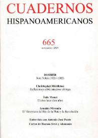 Cuadernos Hispanoamericanos. Núm. 665, noviembre 2005 | Biblioteca Virtual Miguel de Cervantes