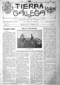 Tierra Gallega (Montevideo, 1917-1918) [Reprodución]. Núm. 33, 30 de septiembre de 1917 | Biblioteca Virtual Miguel de Cervantes