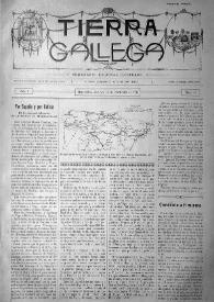 Tierra Gallega (Montevideo, 1917-1918) [Reprodución]. Núm. 41, 25 de noviembre de 1917 | Biblioteca Virtual Miguel de Cervantes