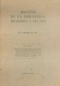 Boletín de la Biblioteca de Menéndez Pelayo. 1929 | Biblioteca Virtual Miguel de Cervantes