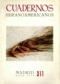 Cuadernos Hispanoamericanos. Núm. 311, mayo 1976 | Biblioteca Virtual Miguel de Cervantes