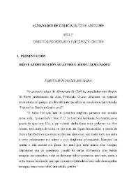 Escolma de Almanaques Galegos (1865-1929) I. I. Arxentina (Bos Aires), Almanaque de Galicia de Fortunato Cruces, 1909 | Biblioteca Virtual Miguel de Cervantes