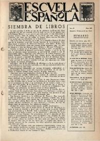 Escuela española. Año III, núm. 102, 29 de abril de 1943 | Biblioteca Virtual Miguel de Cervantes