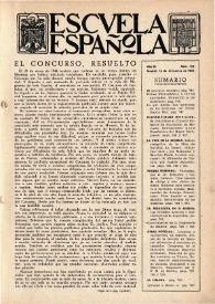 Escuela española. Año III, núm. 135, 16 de diciembre de 1943 | Biblioteca Virtual Miguel de Cervantes