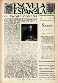 Escuela española. Año I, núm. 10, 24 de julio de 1941 | Biblioteca Virtual Miguel de Cervantes