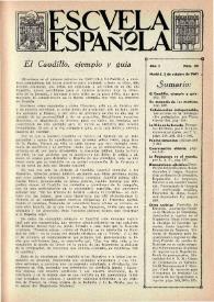 Escuela española. Año I, núm. 20, 2 de octubre de 1941 | Biblioteca Virtual Miguel de Cervantes