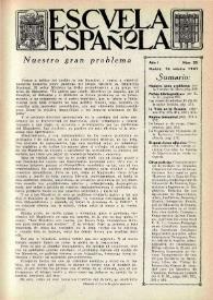 Escuela española. Año I, núm. 22, 16 de octubre de 1941 | Biblioteca Virtual Miguel de Cervantes