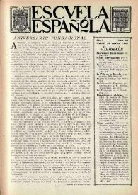 Escuela española. Año I, núm. 24, 30 de octubre de 1941 | Biblioteca Virtual Miguel de Cervantes