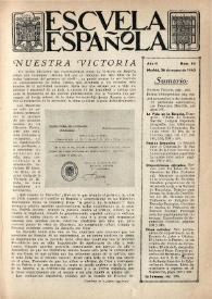 Escuela española. Año II, Primer semestre, núm. 45, 26 de marzo de 1942 | Biblioteca Virtual Miguel de Cervantes