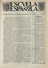 Escuela española. Año II, Primer semestre, núm. 55, 4 de junio de 1942 | Biblioteca Virtual Miguel de Cervantes