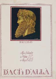 D'ací d'allà : magazine mensual. Vol. X, núm. 57 (setembre 1922) | Biblioteca Virtual Miguel de Cervantes