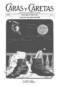 Caras y caretas : semanario festivo, literario, artístico y de actualidades. Año II, núm. 14, 7 de enero de 1899 | Biblioteca Virtual Miguel de Cervantes