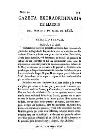 Gazeta de Madrid. 1808. Núm. 30, 2 de abril de 1808 | Biblioteca Virtual Miguel de Cervantes