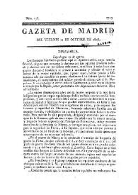 Gazeta de Madrid. 1808. Núm. 136, 21 de octubre de 1808 | Biblioteca Virtual Miguel de Cervantes