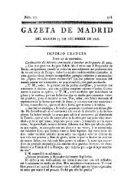 Gazeta de Madrid. 1808. Núm. 153, 13 de diciembre de 1808 | Biblioteca Virtual Miguel de Cervantes