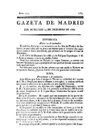 Gazeta de Madrid. 1808. Núm. 154, 14 de diciembre de 1808 | Biblioteca Virtual Miguel de Cervantes