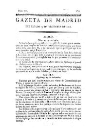 Gazeta de Madrid. 1808. Núm. 157, 17 de diciembre de 1808 | Biblioteca Virtual Miguel de Cervantes