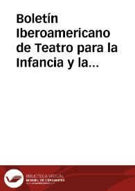 Boletín Iberoamericano de Teatro para la Infancia y la Juventud. Núm. 44, enero-abril 1989 | Biblioteca Virtual Miguel de Cervantes