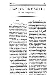 Gazeta de Madrid. 1809. Núm. 213, 31 de julio de 1809 | Biblioteca Virtual Miguel de Cervantes