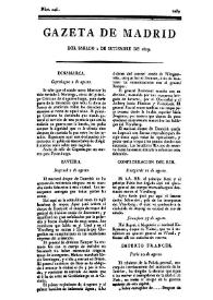 Gazeta de Madrid. 1809. Núm. 246, 2 de septiembre de 1809 | Biblioteca Virtual Miguel de Cervantes