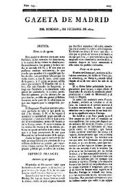 Gazeta de Madrid. 1809. Núm. 247, 3 de septiembre de 1809 | Biblioteca Virtual Miguel de Cervantes