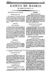 Gazeta de Madrid. 1810. Núm. 120, 30 de abril de 1810 | Biblioteca Virtual Miguel de Cervantes