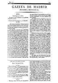 Gazeta de Madrid. 1810. Núm. 121, 1º de mayo de 1810 | Biblioteca Virtual Miguel de Cervantes