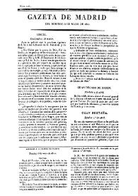 Gazeta de Madrid. 1810. Núm. 126, 6 de mayo de 1810 | Biblioteca Virtual Miguel de Cervantes