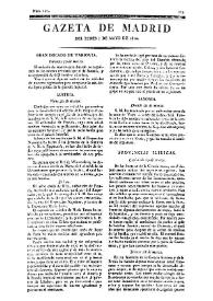 Gazeta de Madrid. 1810. Núm. 127, 7 de mayo de 1810 | Biblioteca Virtual Miguel de Cervantes