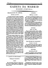 Gazeta de Madrid. 1810. Núm. 140, 20 de mayo de 1810 | Biblioteca Virtual Miguel de Cervantes