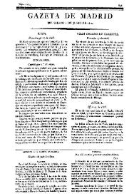 Gazeta de Madrid. 1810. Núm. 153, 2 de junio de 1810 | Biblioteca Virtual Miguel de Cervantes